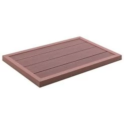 VidaXL Vloerelement Voor Solardouche 101x63x5,5 Cm HKC Bruin