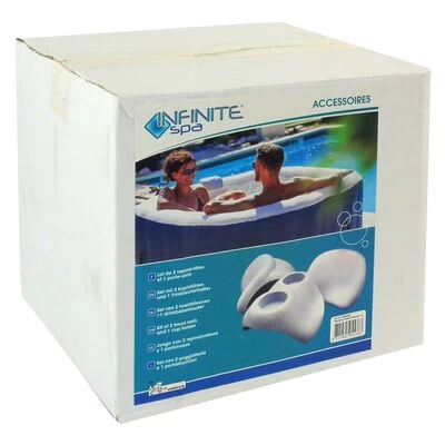 Infinite Spa Hoofdsteun En Bekerhouder PU - Afbeelding 2