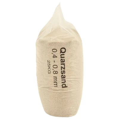VidaXL Filterzand 25 Kg 0,4-0,8 Mm - Afbeelding 4