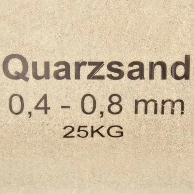 VidaXL Filterzand 25 Kg 0,4-0,8 Mm - Afbeelding 5