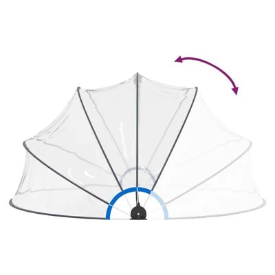 VidaXL Zwembadkoepel 440x220 Cm - Afbeelding 6