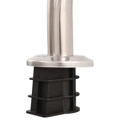 VidaXL Zwembadladder Met 3 Sporten 120 Cm Roestvrij Staal 304 - Afbeelding 7