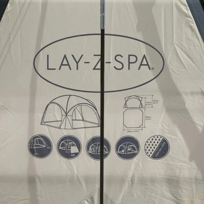Bestway Koepeltent Lay-Z-Spa Voor Bubbelbaden 390x390x255 Cm - Afbeelding 9