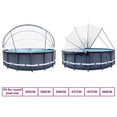 VidaXL Zwembadbeugel Voor Overkapping Staal - Afbeelding 9